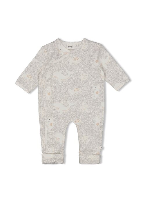 Feetje Feetje Pak omslagvoet AOP - Sea Sweeties Grijs