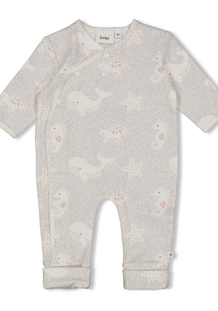 Feetje Pak omslagvoet AOP - Sea Sweeties Grijs