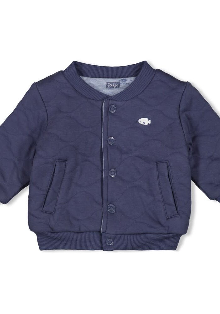 Feetje Omkeerbaar bomberjack - Blue Ocean Indigo