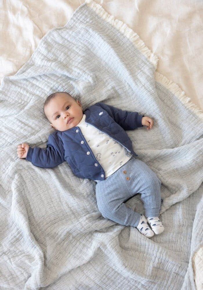 Feetje Omkeerbaar bomberjack - Blue Ocean Indigo