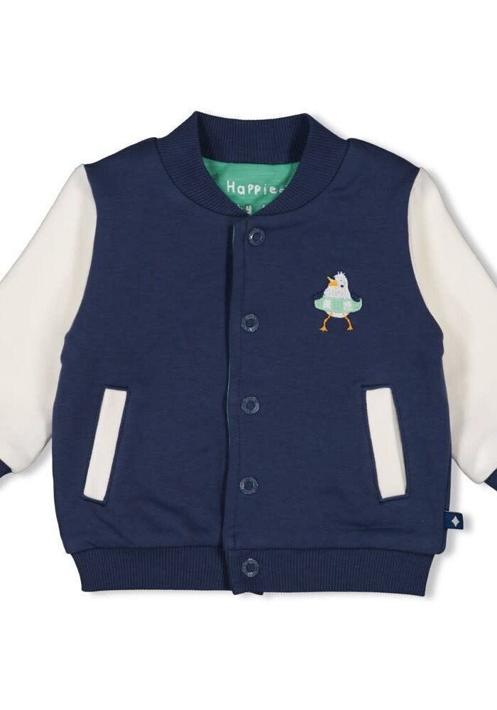 Feetje Omkeerbaar bomberjack - Seaside Happiness Indigo