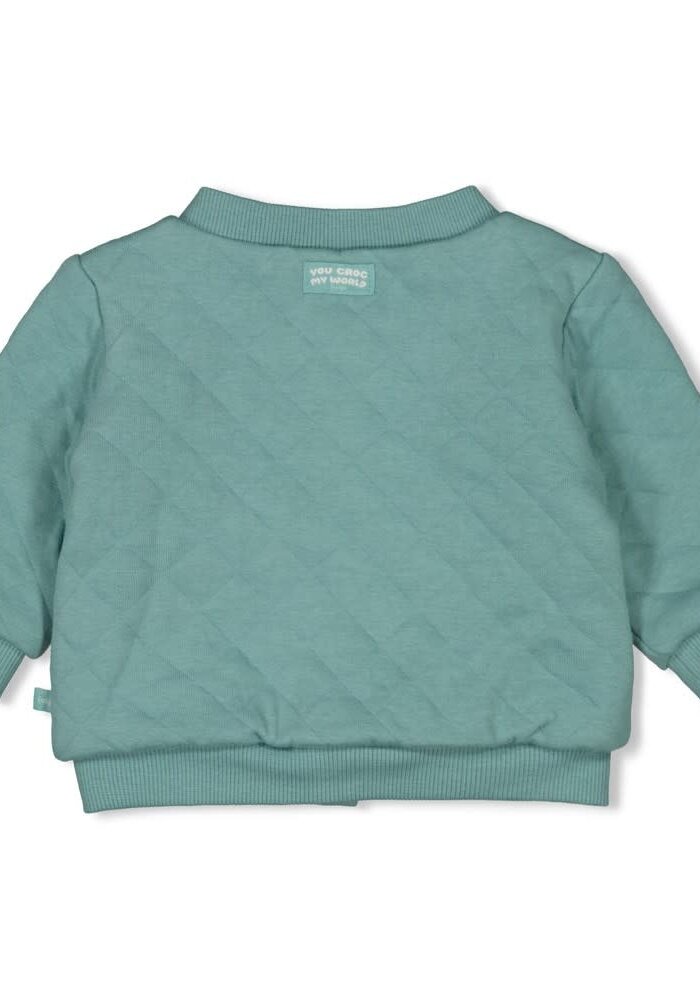 Feetje Omkeerbaar bomberjack - You Croc my World Zeegroen