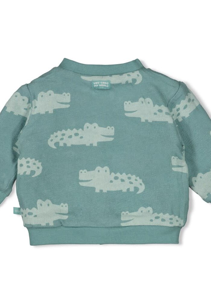 Feetje Omkeerbaar bomberjack - You Croc my World Zeegroen