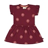 Feetje Jurk AOP - Salsa Sunset Bordeaux