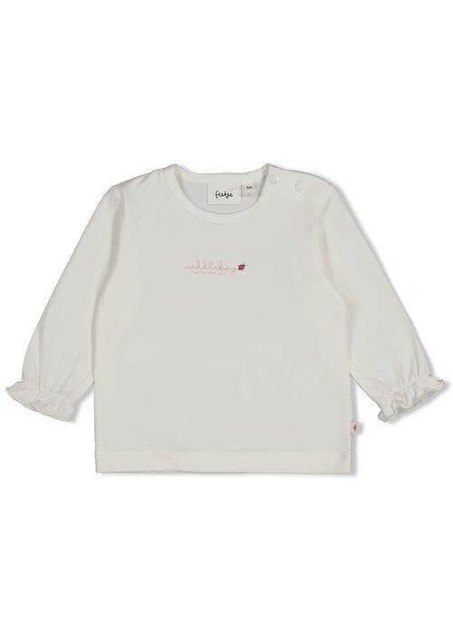 Feetje Feetje Longsleeve - Ladybug Offwhite