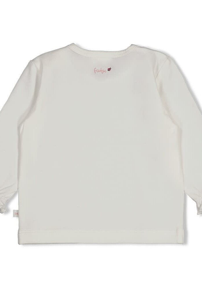 Feetje Longsleeve - Ladybug Offwhite