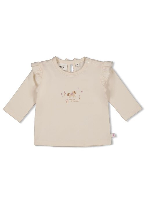 Feetje Feetje Longsleeve - Flower Ranch Offwhite