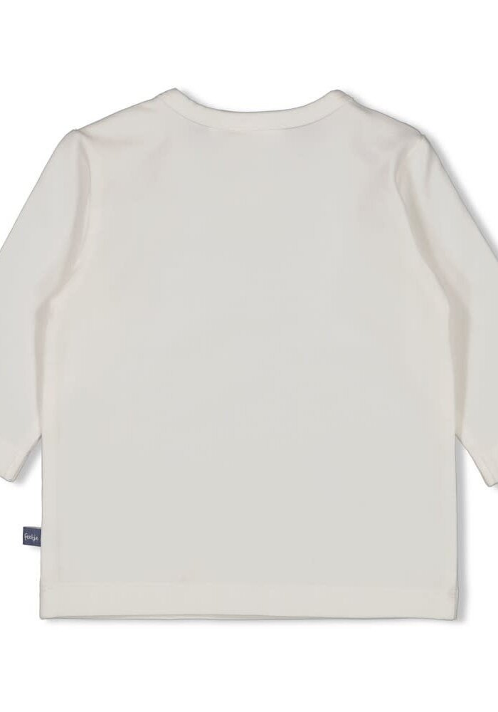 Feetje Longsleeve - Blue Ocean Offwhite