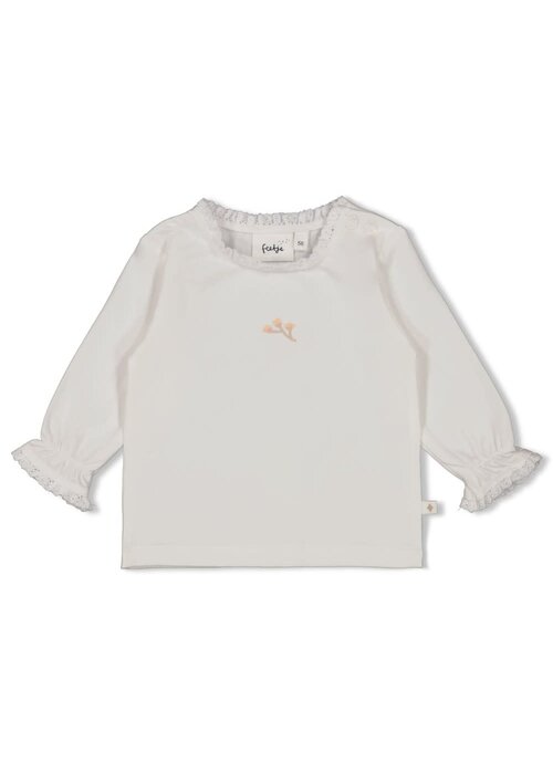 Feetje Feetje Longsleeve - Delicate Flower Offwhite