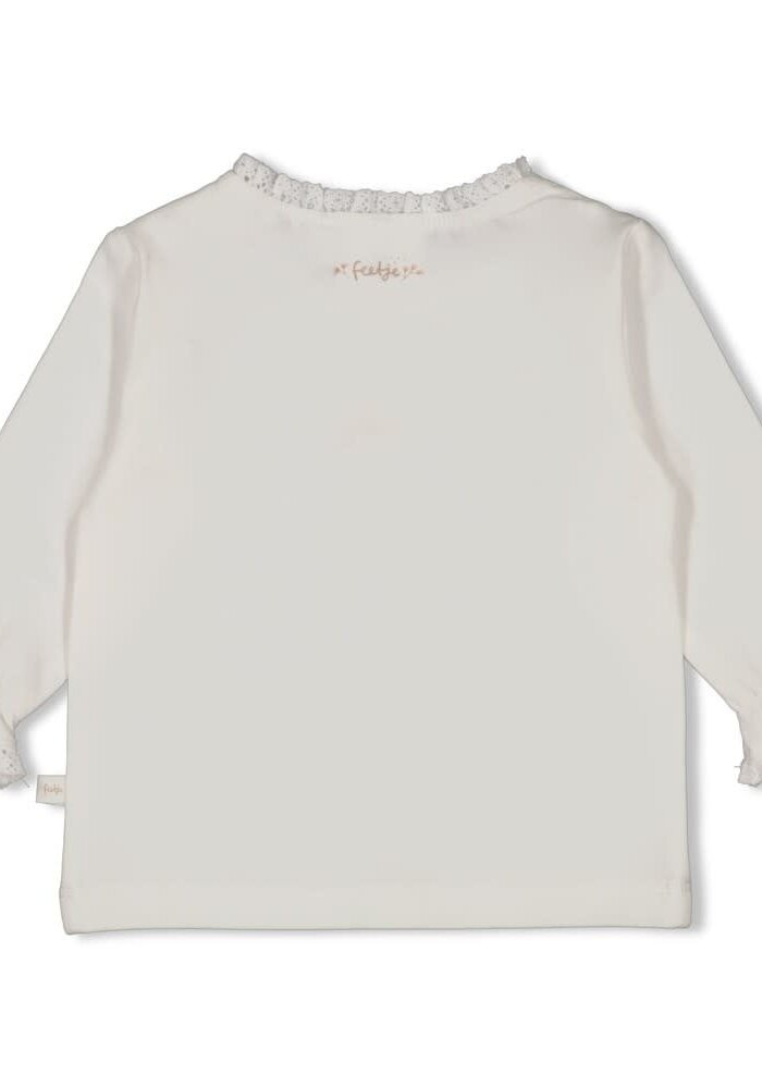 Feetje Longsleeve - Delicate Flower Offwhite