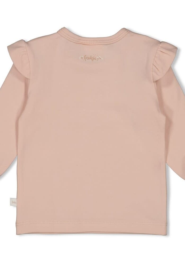 Feetje Longsleeve - Delicate Flower l.Roze