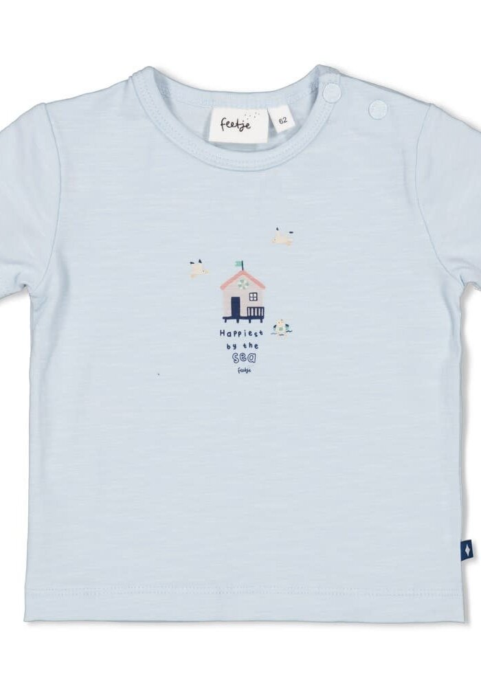 Feetje T-shirt - Seaside Happiness Blauw
