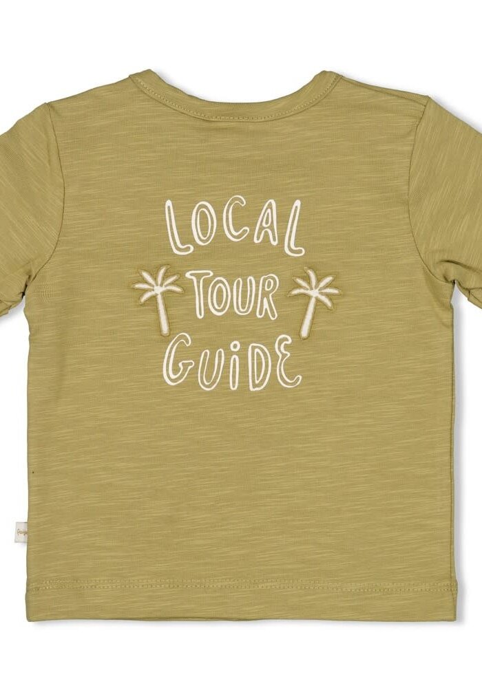 Feetje T-shirt - Safari Savage Groen