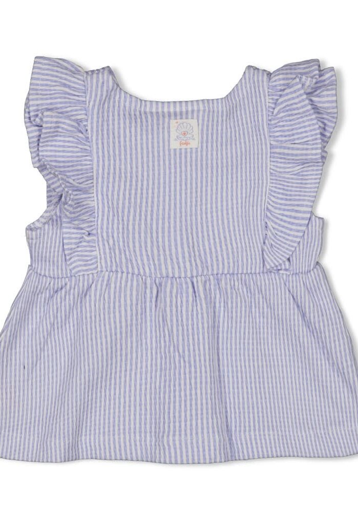 Feetje Top streep crinkle - Sea La Vie Lavendel
