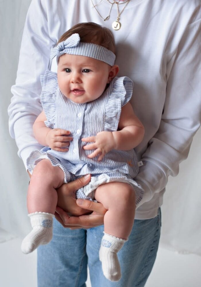 Feetje Top streep crinkle - Sea La Vie Lavendel