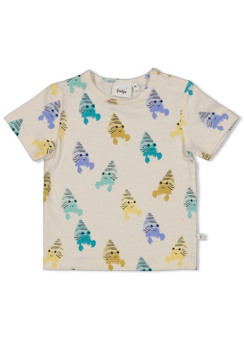 Feetje Feetje T-shirt AOP - Lazy Days Offwhite