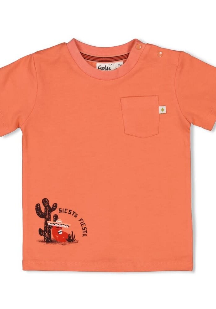 Feetje T-shirt - Desert Fiesta Koraal