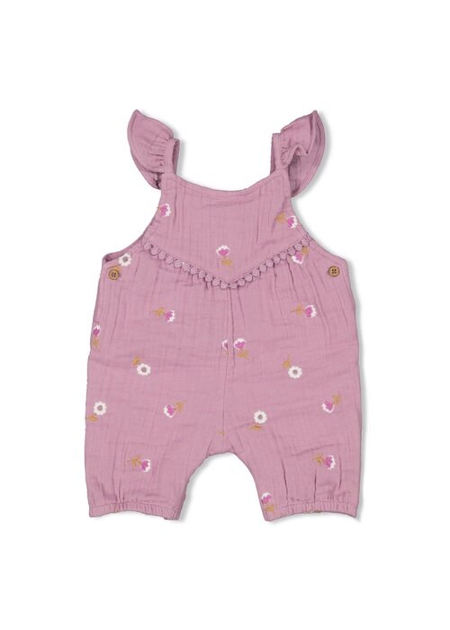 Feetje Feetje Jumpsuit mousseline AO embroidery - Flower Ranch Violet