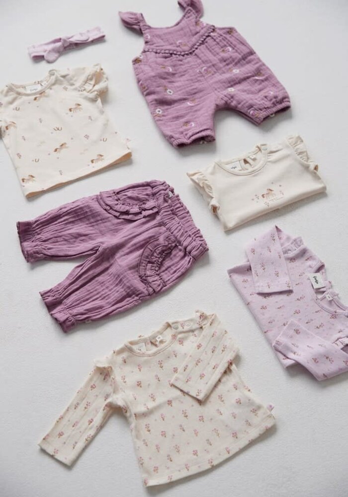 Feetje Jumpsuit mousseline AO embroidery - Flower Ranch Violet