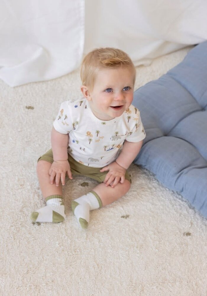 Feetje Short - Safari Savage Groen