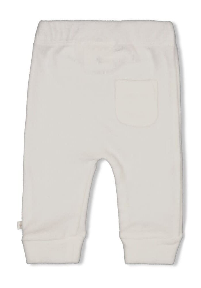 Feetje Broek badstof - Elephant Offwhite