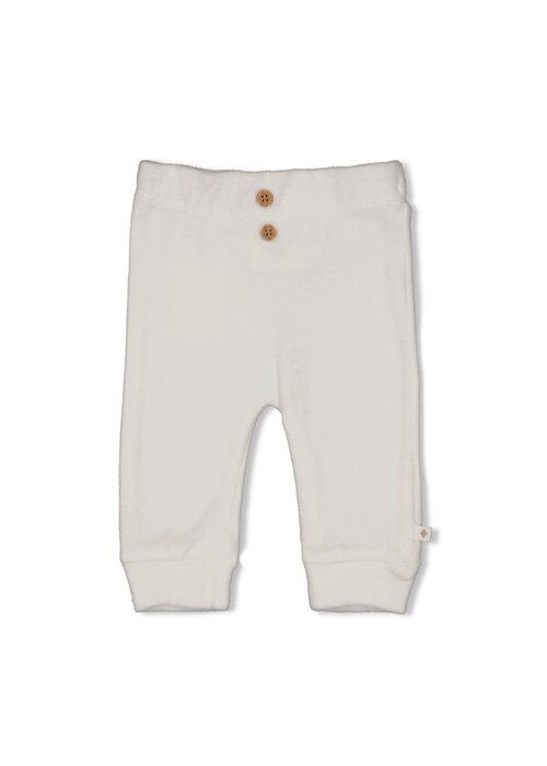 Feetje Feetje Broek badstof - Elephant Offwhite