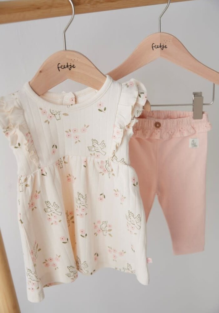 Feetje Legging - Let Your Dreams Blossom Perzik