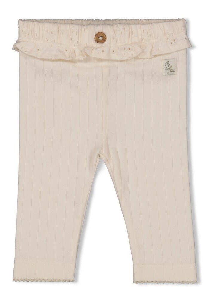 Feetje Legging pointelle rib - Let Your Dreams Blossom Offwhite
