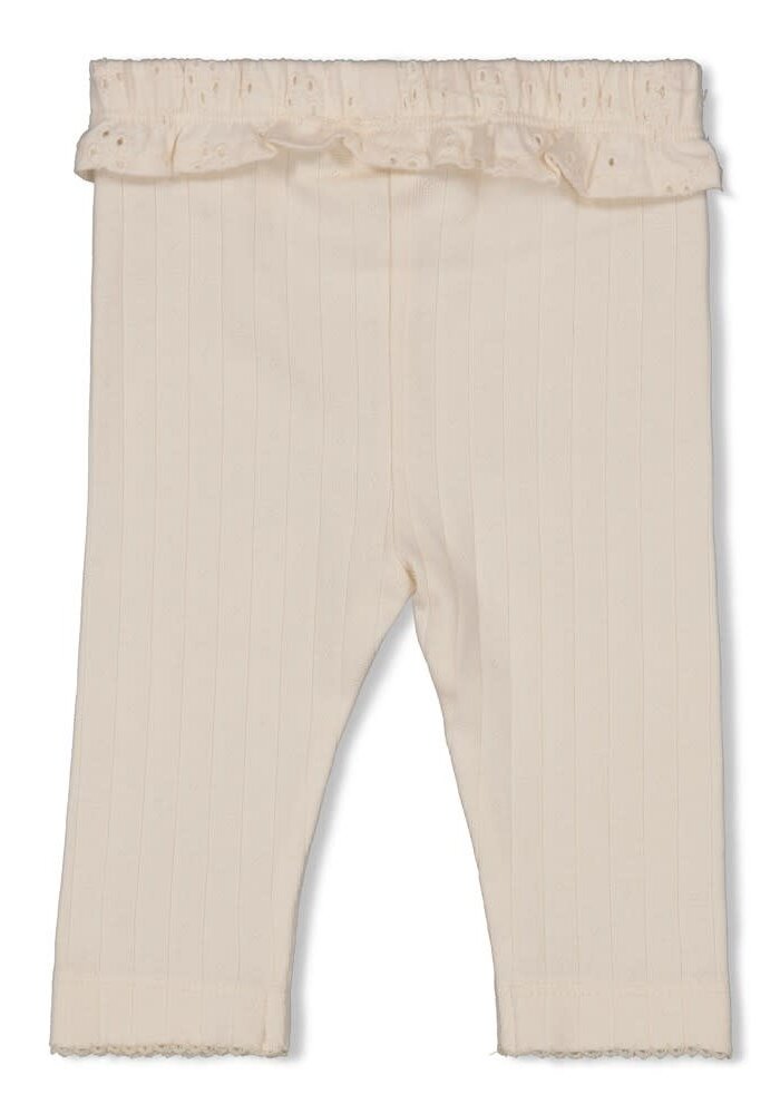 Feetje Legging pointelle rib - Let Your Dreams Blossom Offwhite