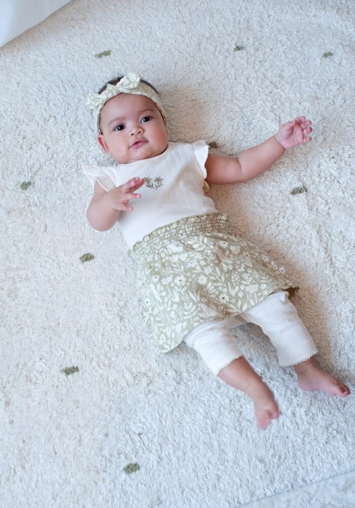 Feetje Legging pointelle rib - Let Your Dreams Blossom Offwhite