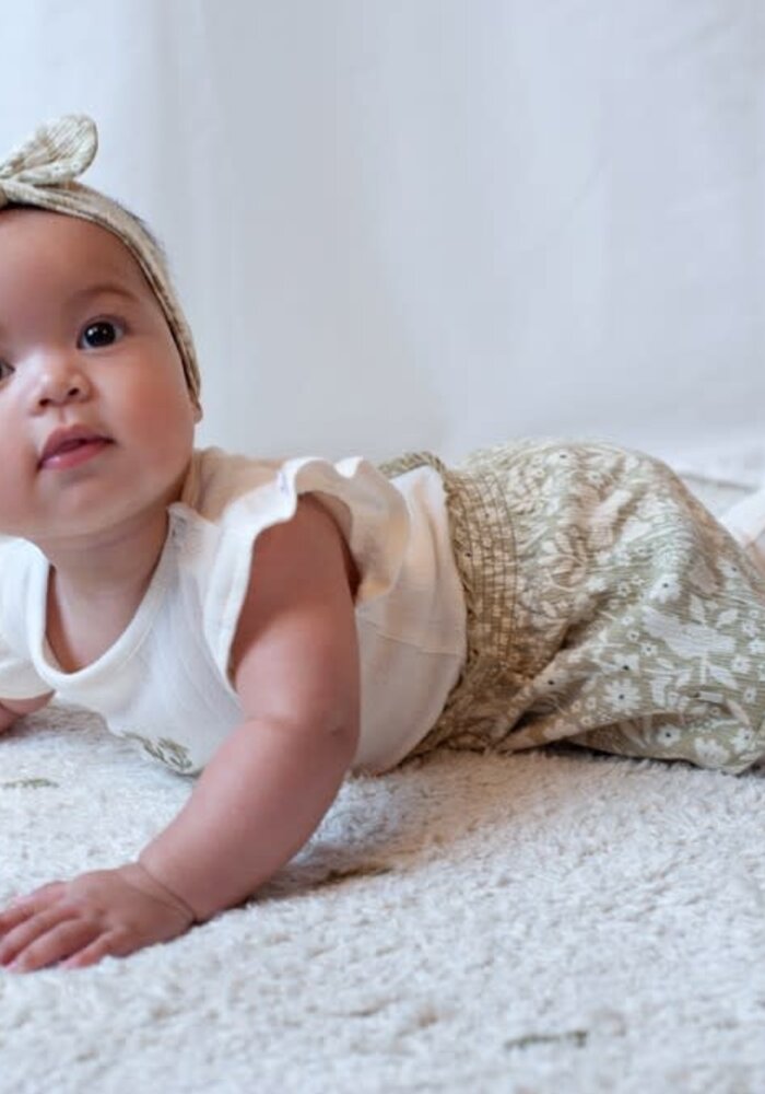 Feetje Legging pointelle rib - Let Your Dreams Blossom Offwhite