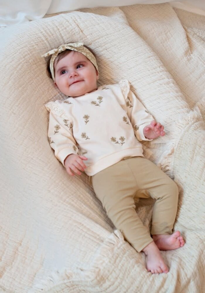 Feetje Legging - Let Your Dreams Blossom Groen