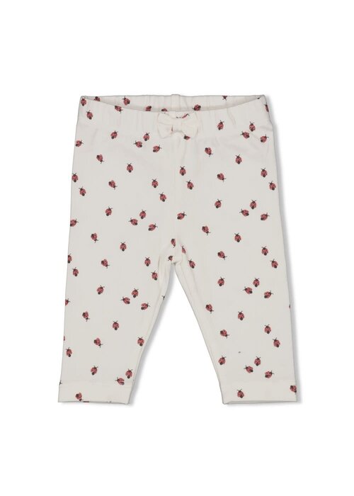 Feetje Feetje Legging AOP - Ladybug Offwhite