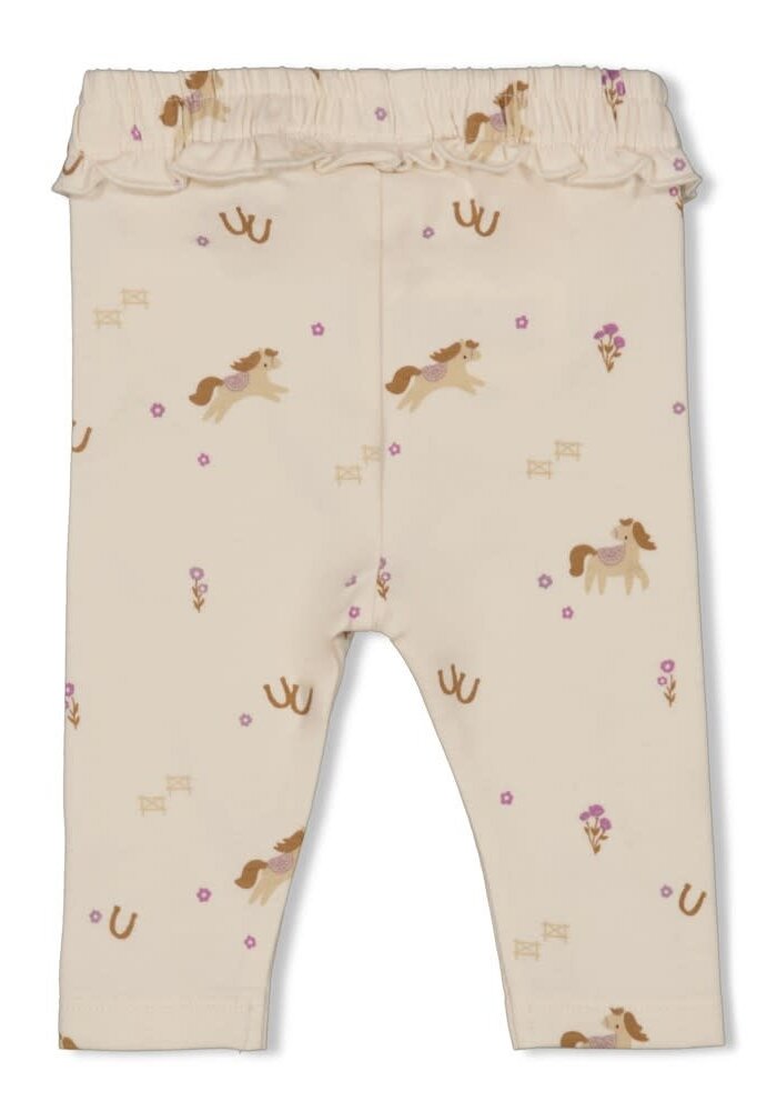 Feetje Legging AOP - Flower Ranch Offwhite