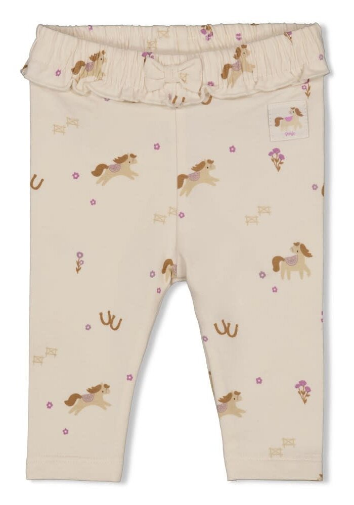 Feetje Legging AOP - Flower Ranch Offwhite