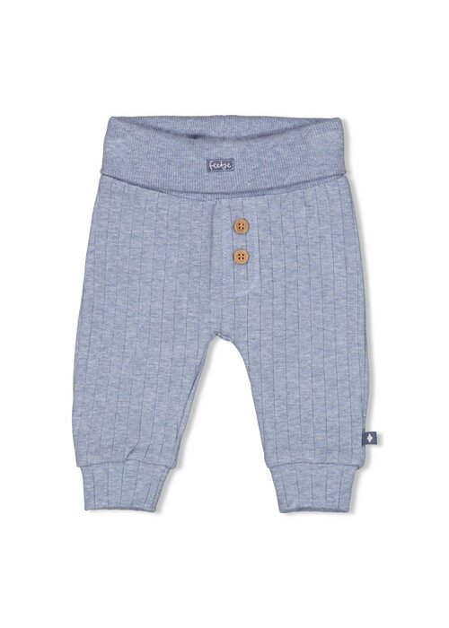 Feetje Feetje Broek rib - Blue Ocean Blauw melange