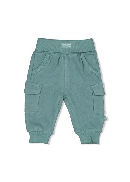 Feetje Feetje Broek - You Croc my World Zeegroen