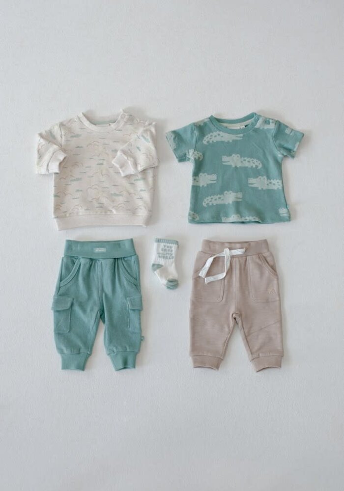 Feetje Broek - You Croc my World Zeegroen