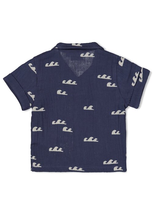 Feetje Feetje Blouse mousseline AOP - Summer Woven Indigo