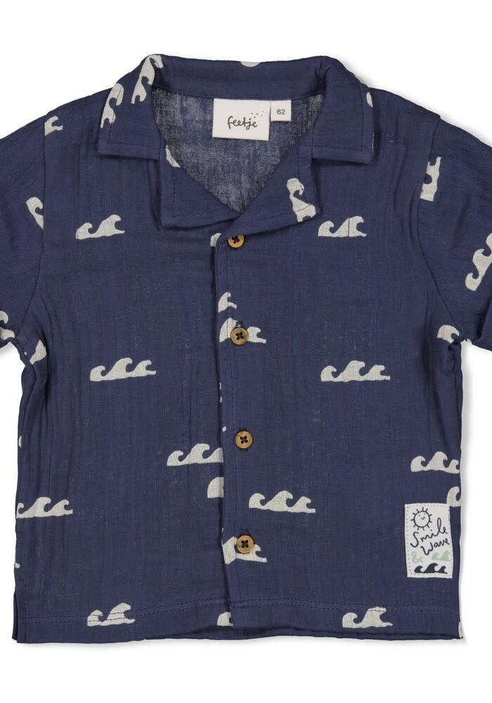 Feetje Blouse mousseline AOP - Summer Woven Indigo