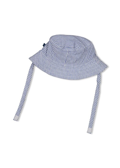 Feetje Feetje Zonnehoed streep chambray - Seaside Happiness Chambray