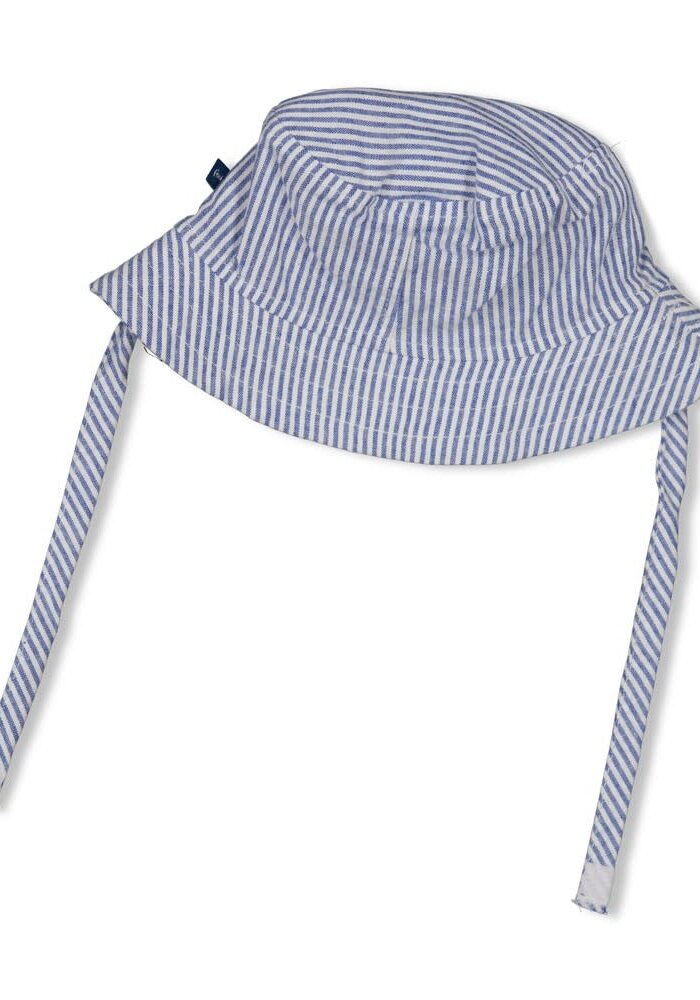 Feetje Zonnehoed streep chambray - Seaside Happiness Chambray