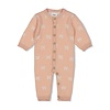 Feetje gebreid baby pak The Knits – Roze Strik Print