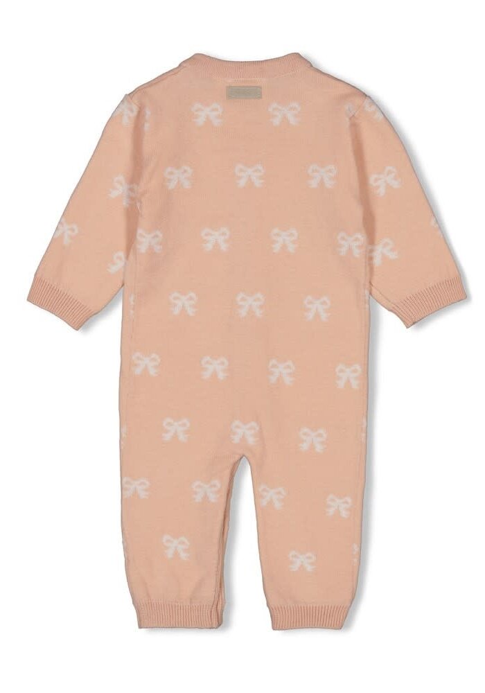 Feetje Pak gebreid AO - The Knits Roze