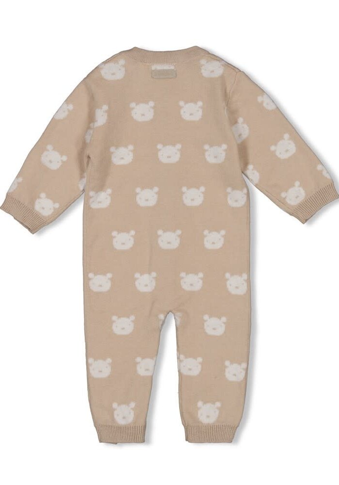 Feetje Pak gebreid AO - The Knits Zand melange