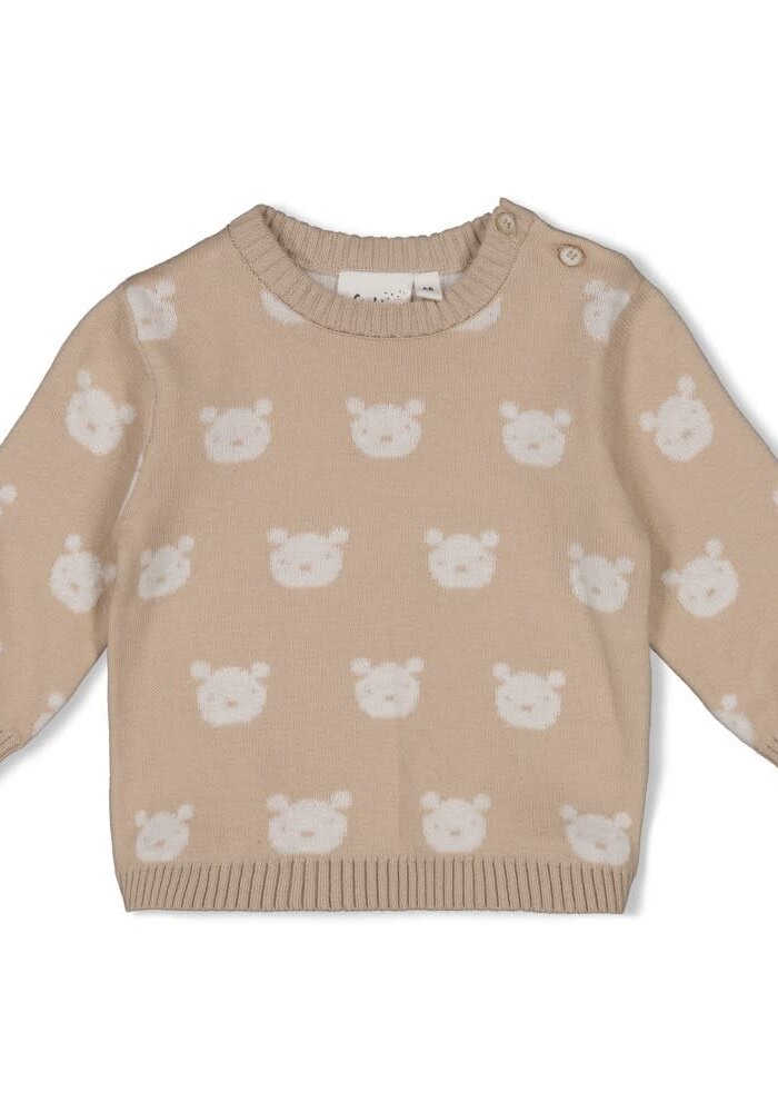 Feetje Sweater gebreid AO - The Knits Zand melange