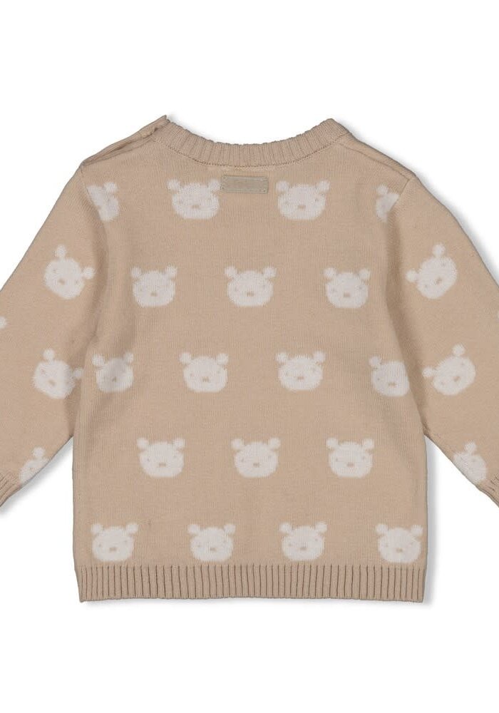 Feetje Sweater gebreid AO - The Knits Zand melange