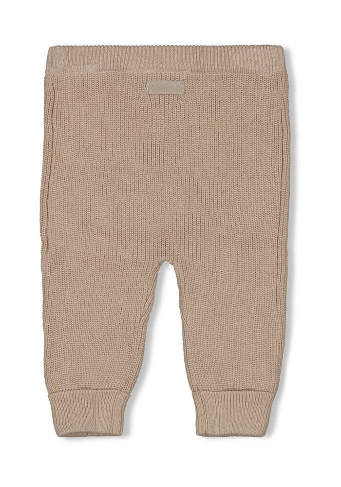 Feetje Broek gebreid - The Knits Zand melange