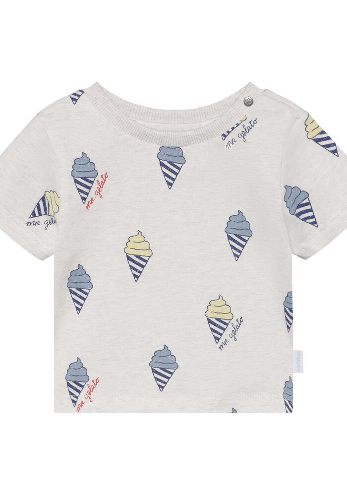 Noppies Tee SS AOP Sand