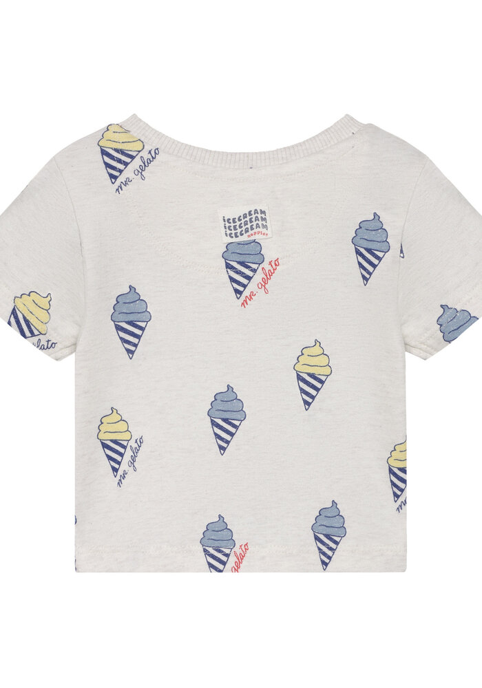 Noppies Tee SS AOP Sand